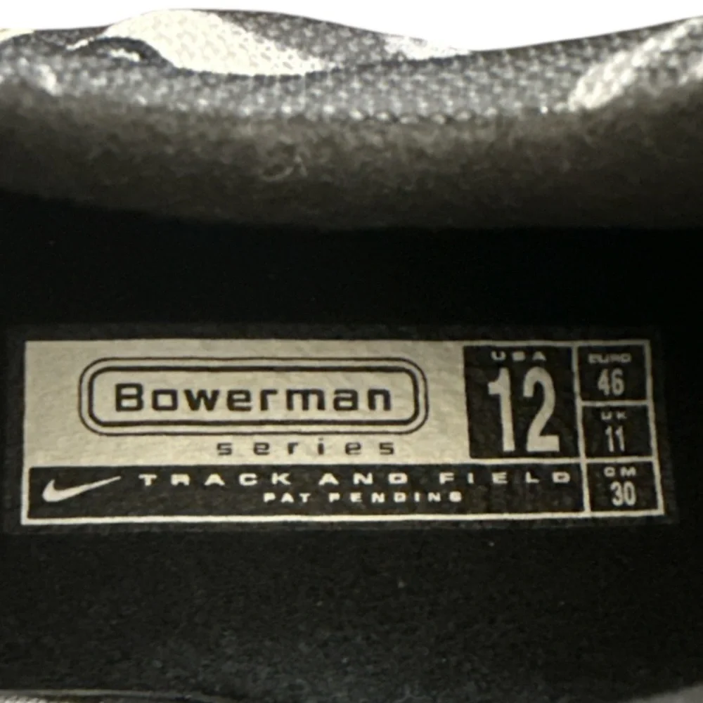 NIKE - WAFFLE XC SPIKE-LESS WHITE BLACK GREY BOWERMAN SERIES SNEAKERS